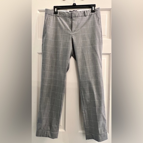 Banana Republic Reegan gray plaid pants slacks - Picture 5 of 8